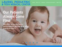 Tablet Screenshot of laurelpedsmd.com